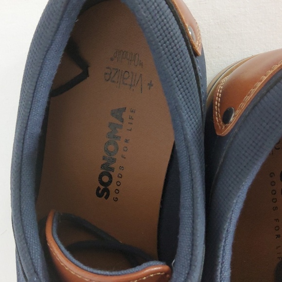 Sonoma Men's Gray Lace Up Round Toe 10 M - Picture 2 of 5